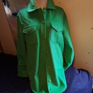 Bluenotes Vibrant Green Utility Jacket